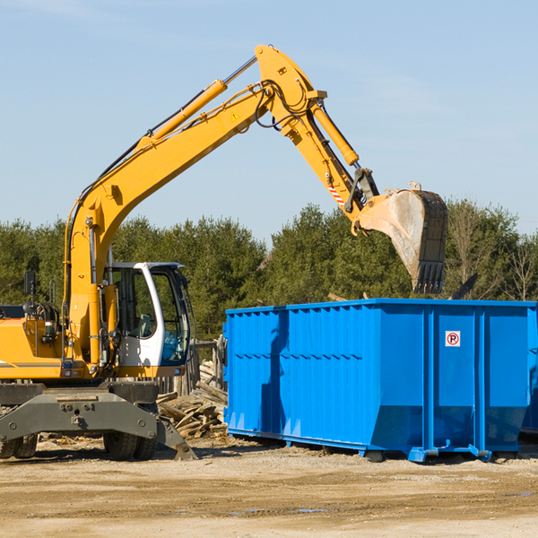 how many times can i have a residential dumpster rental emptied in Grant County